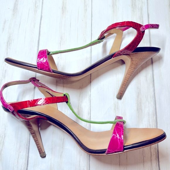 Giuseppe Zanotti Design color block sandal size 39 - Picture 4 of 12